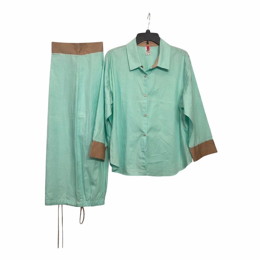 Josie by Natori Cotton Sateen Pajama Set